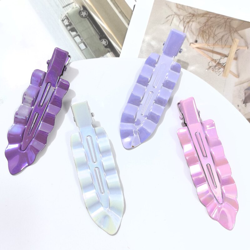 7cm Light-Sensitive Gradient Wave Mermaid Candy Color Metallic Hair Clip DIY Duckbill Clip Side Bangs Seamless Hairpin 7cm Light-Sensitive Gradient Wave Mermaid Candy Color Metallic Hair Clip DIY Duckbill Clip Side Bangs Seamless Hairpin