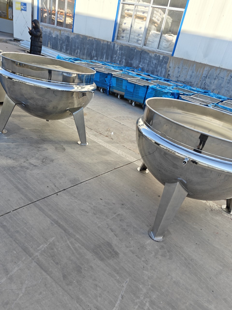 蒸汽加热夹层锅不锈钢多功能立式肉制品卤制夹层锅高温高压夹层锅