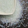 Glass gravel-white