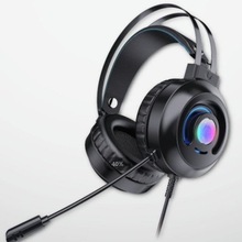 适用于 电竞游戏耳机RGB发光电脑台式机7.1声道USB吃鸡耳麦