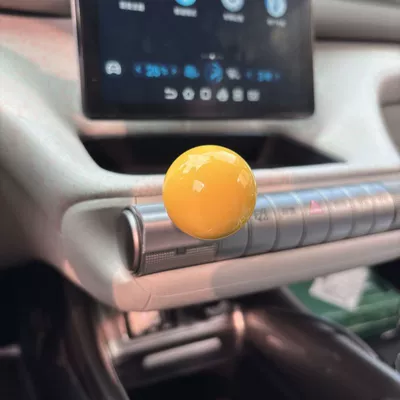 Cab and accessories Seagull gear shift lever modification - yellow-ball-head-silver-gray-base