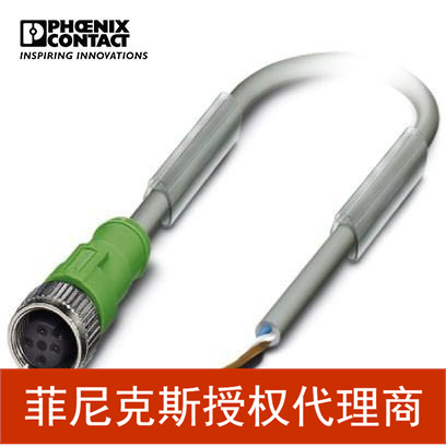 菲尼克斯传感器/执行器电缆SAC-4P- 3,0-800/M12FS-1456941