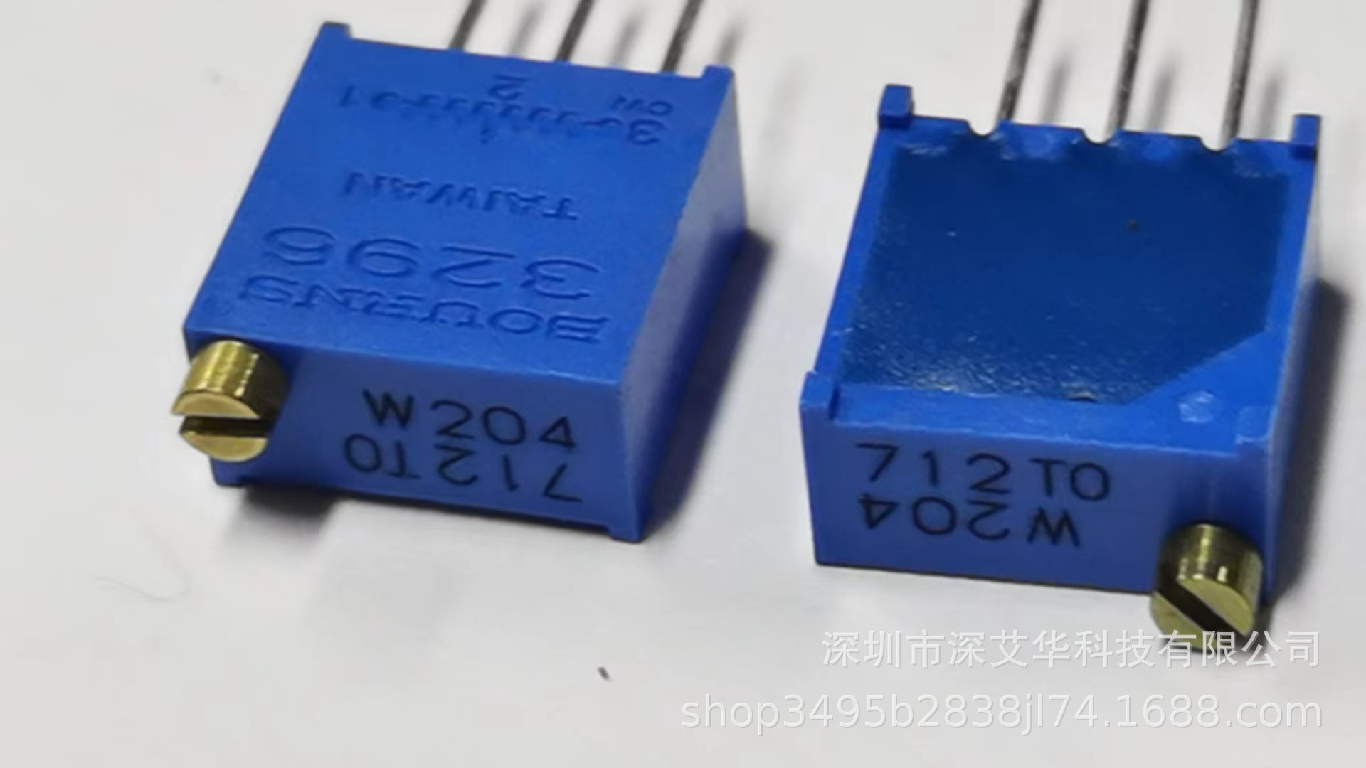 3296W-1-204LF  美国伯恩氏BOURNS原厂代理   200K欧0.5W25圈