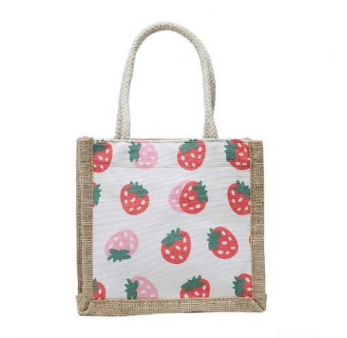 Bolsa de lino para mujeres 2024 nueva bolsa de lona de algodón coreano simple bolsa de moda casual bolsa de mano de estudiantes universitarios