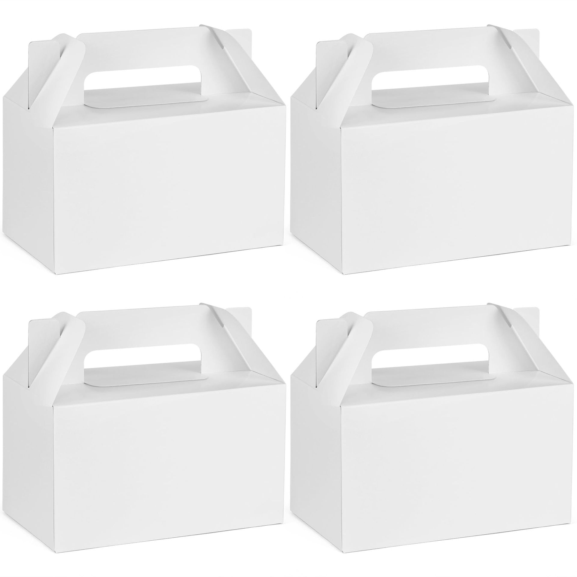 Cartón kraft transfronterizo portátil cajas de cupcake dulces galletas ventanas abiertas caja de regalo postre horneado caja de embalaje para llevar