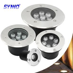 Factory supply LED 5W buried light outdoor lawn waterproof colorful landscape buried light