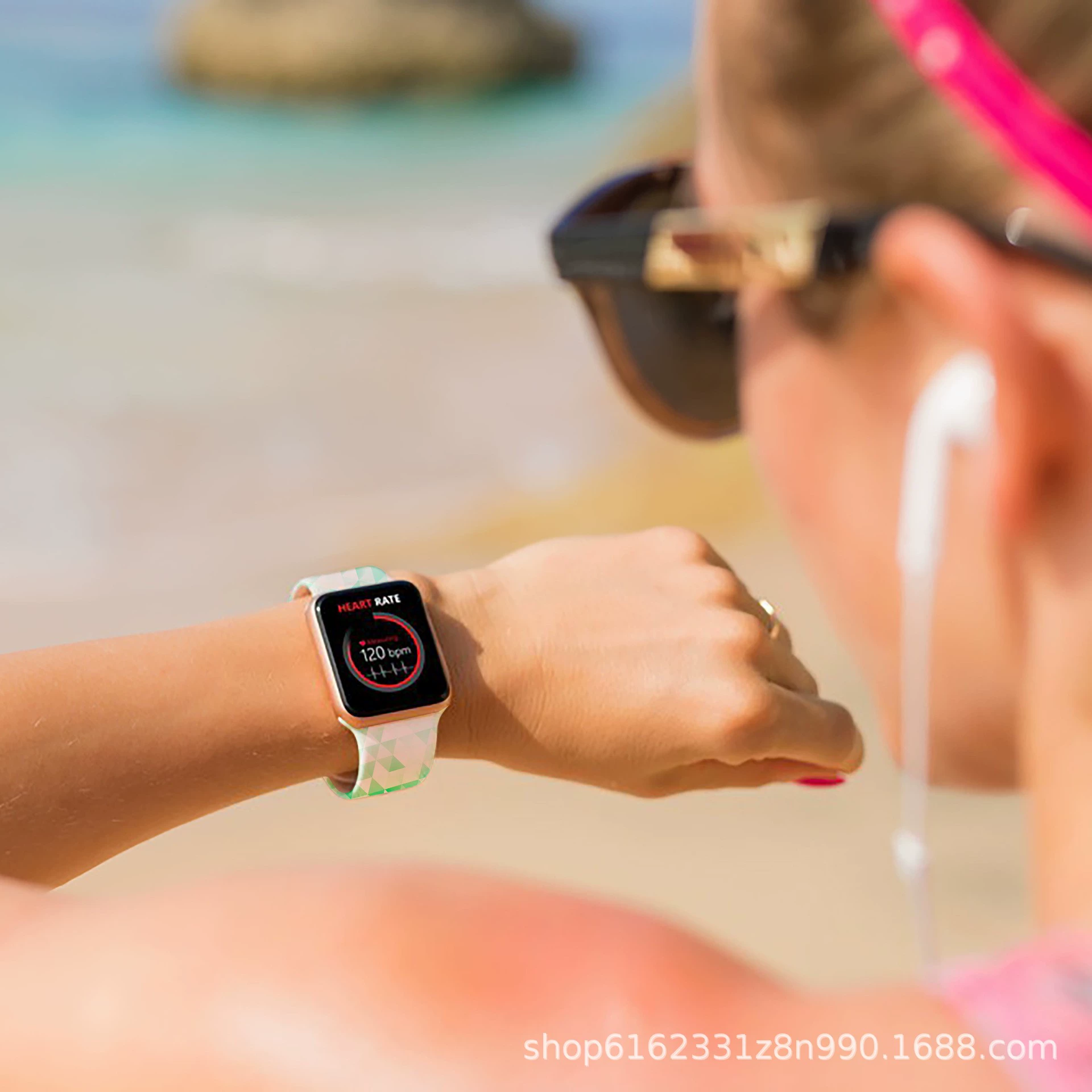 Apple, силиконовый ремешок для часов
