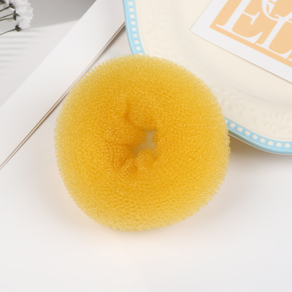 Ball-head doughnut cone para el cabello de chicas coreanas lindas Ball-head cone para el cabello flojo no daña toque de cabello