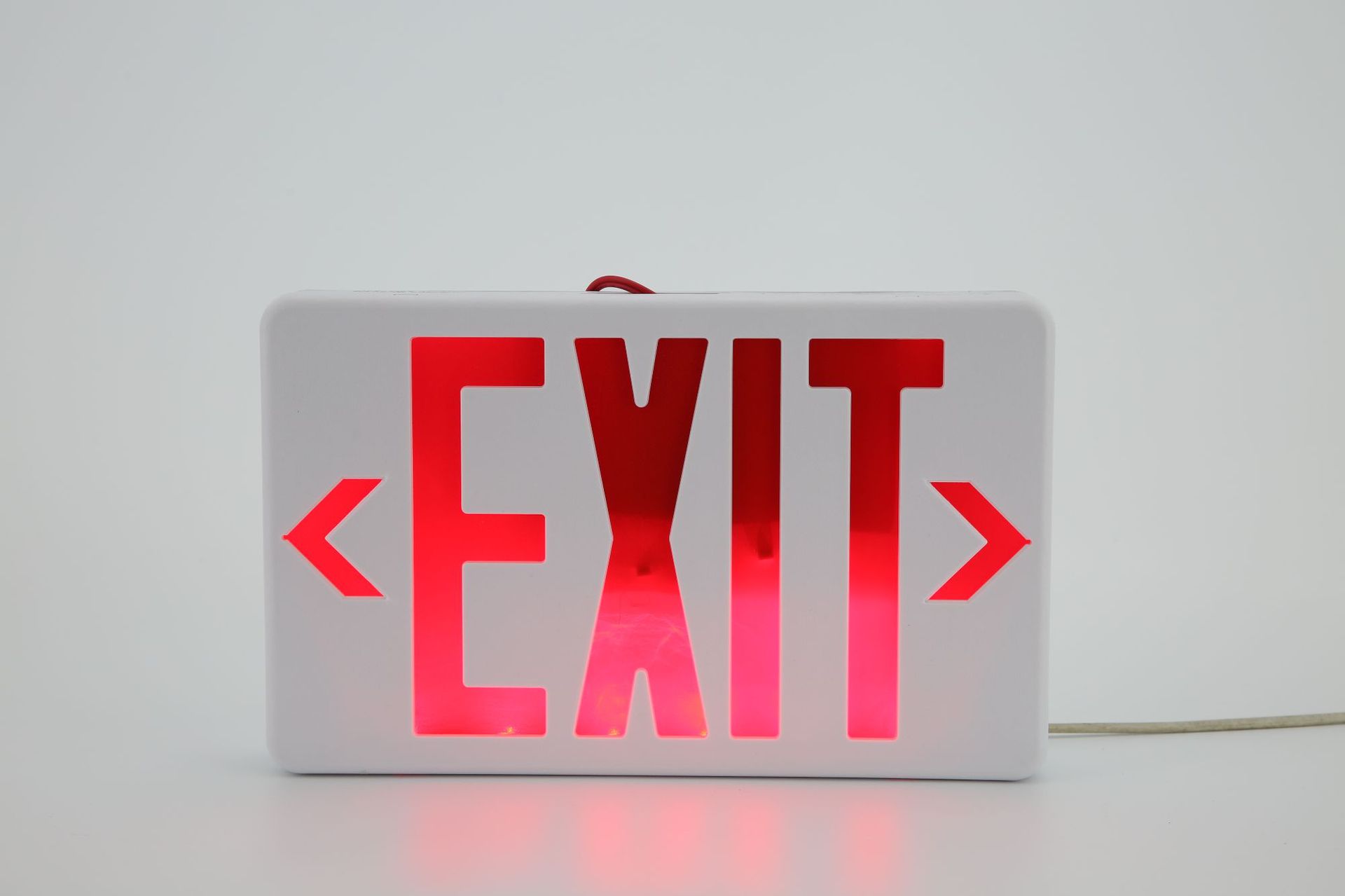 EXIT 양면 적색등
