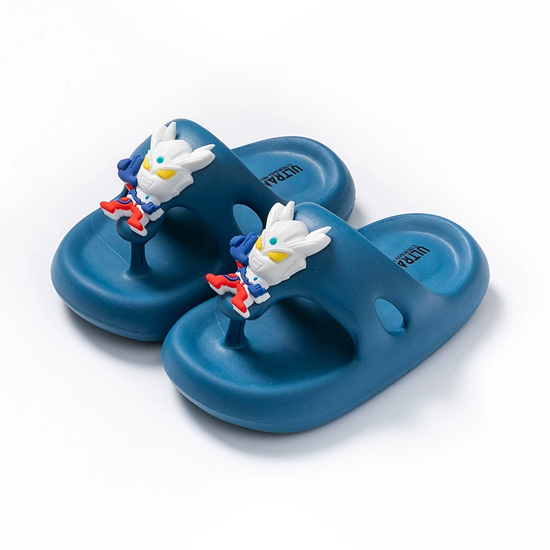 Ultra, Ultraman Tiga, summer beach flip flops, travel cartoon slippers, slide