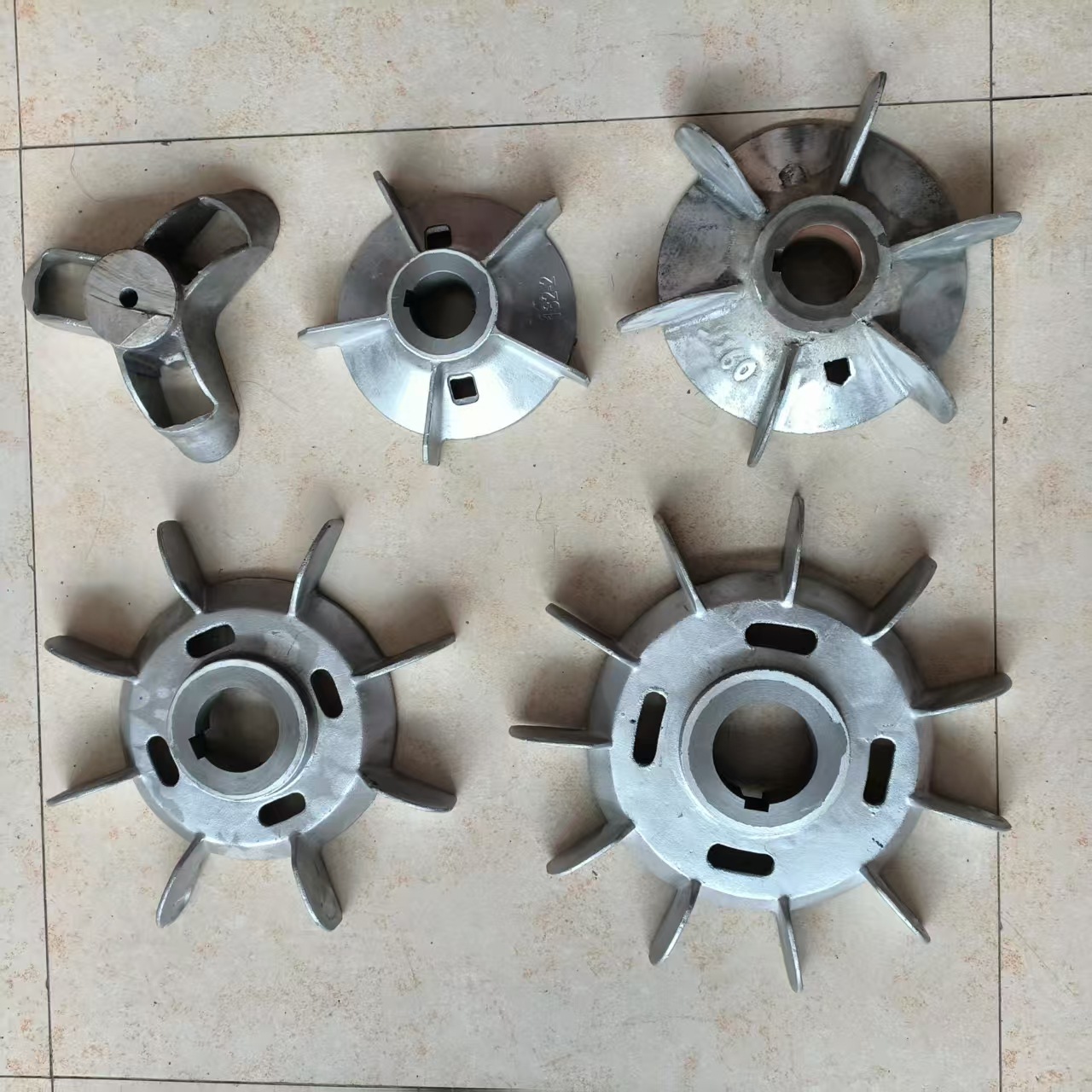 现货供应YB YB2YB3系列电机风叶 电机风叶 铸铝风叶