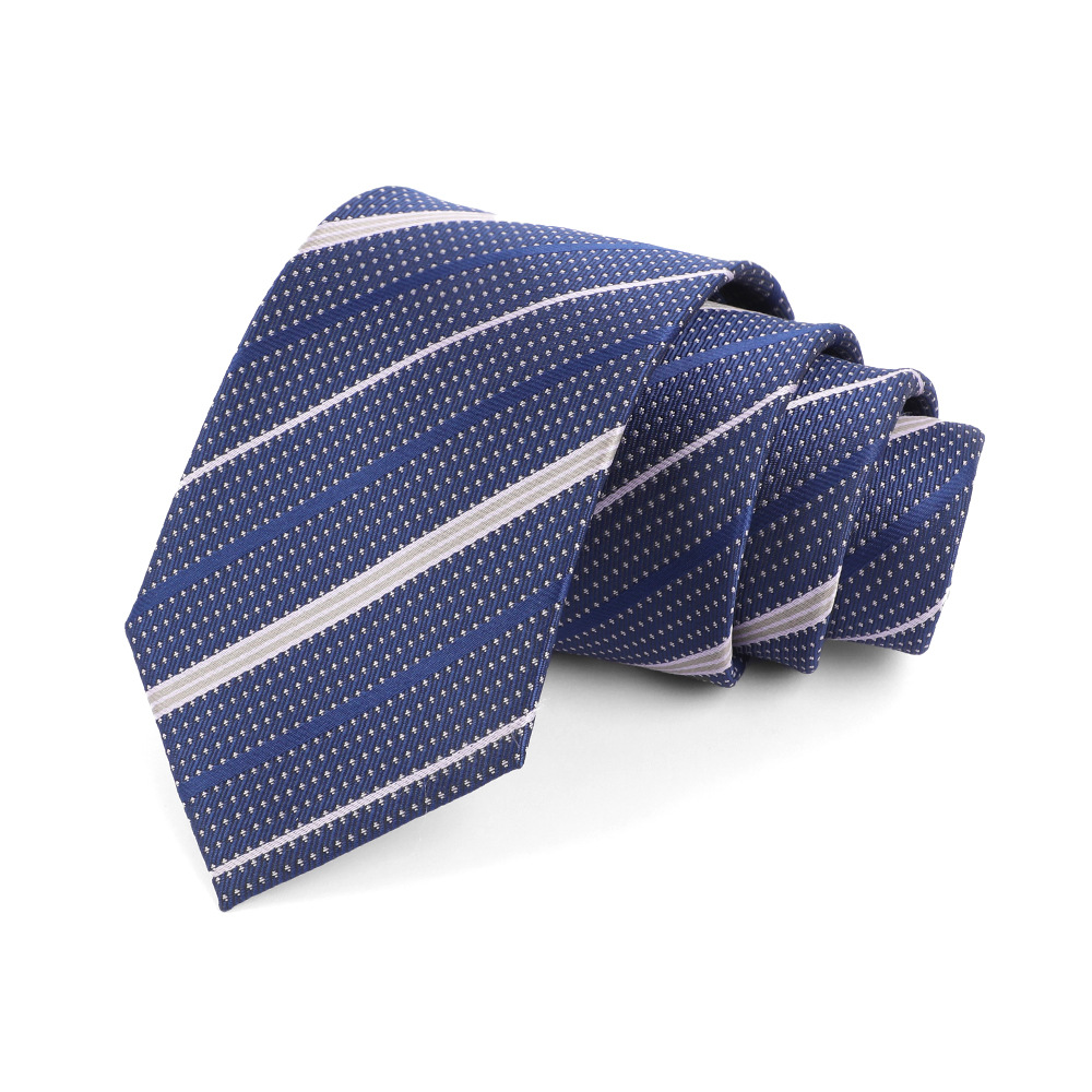 Corbata de hombre 8cm para hombre, bordado jacquard de alta calidad para hombre, corbata de negocios, corbata de seda de poliéster, fábrica al por mayor