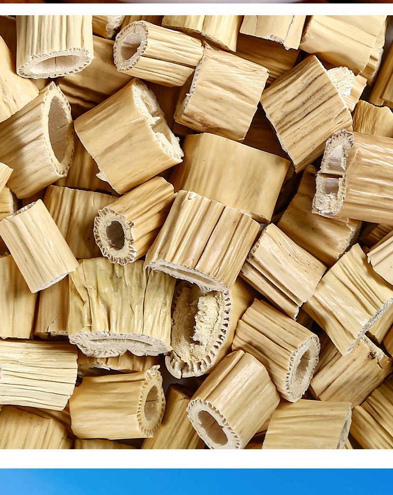 Dried Reed Rhizome Lu Gen 500g Wild Reed Root Slices for Herbal Tea and Decoction in use