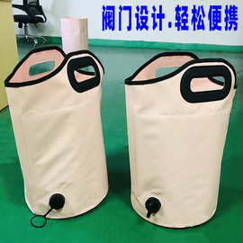 温感浴足桶袋 PVC便携式折叠泡脚盆 泡脚桶 加工定制