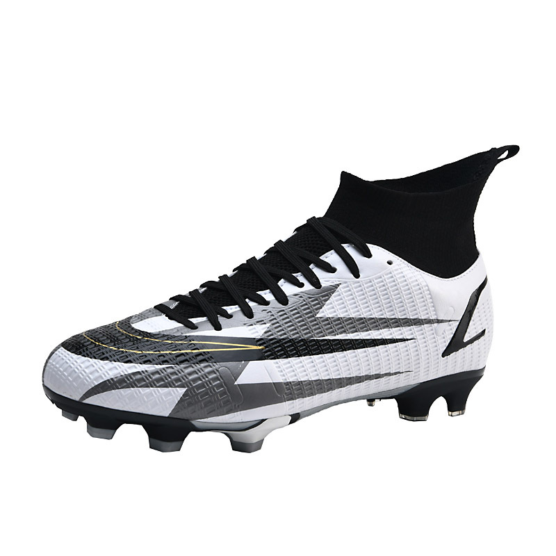 Binbinniao más tamaño de los nuevos hombres de fútbol transpirable zapatos de fútbol de hierba de Interior de uñas largas y cortas zapatos de fútbol