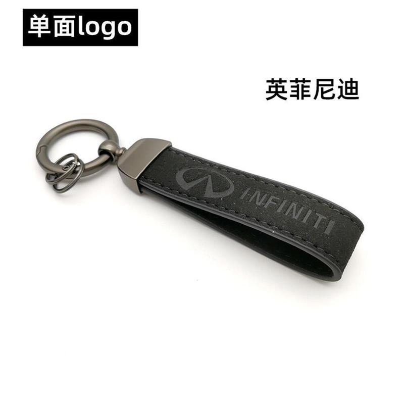 スエードレザーカーキーホルダートレンディなブランドカーロゴキーホルダーメンズハイエンドペンダントメルセデスベンツメタルレザーキーホルダー|undefined