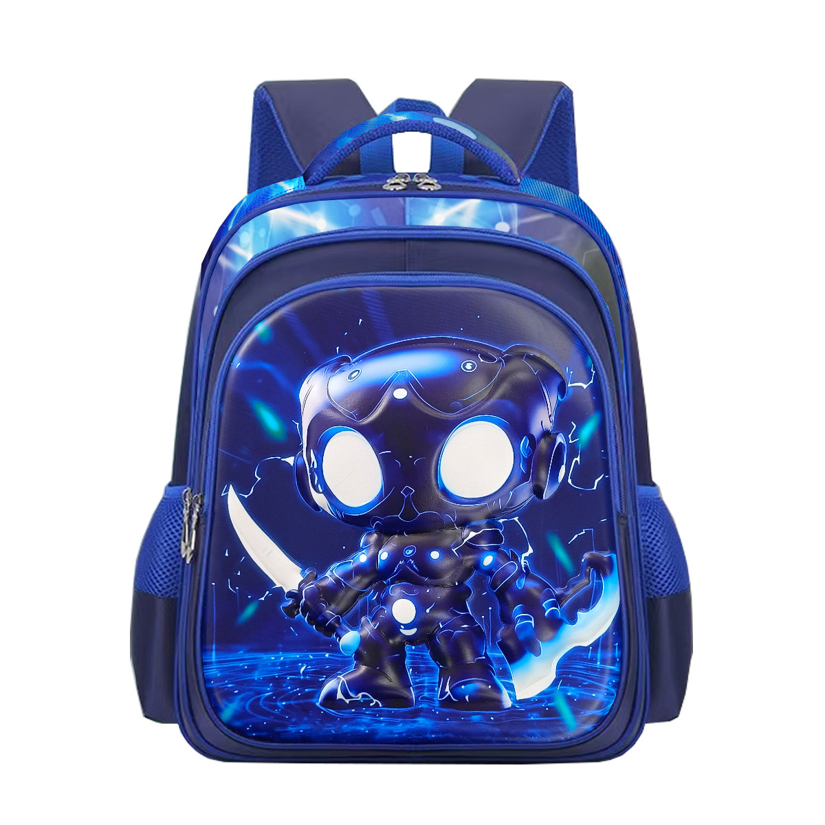 Juego de mochila escolar de nailon de tres piezas, mochila infantil para estudiantes de primaria, mochila ligera con ruedas, lonchera bonita