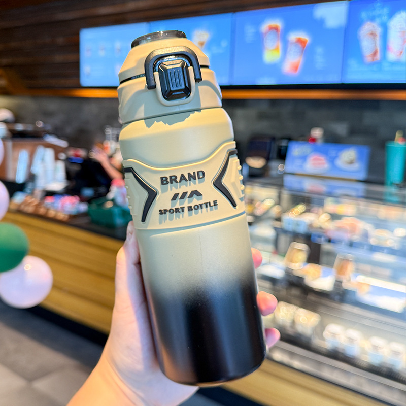 316 ステンレス鋼の高品質トレンディな断熱カップアウトドアスポーツウォーターボトル大容量便利なダブルドリンクバウンスカップ|undefined