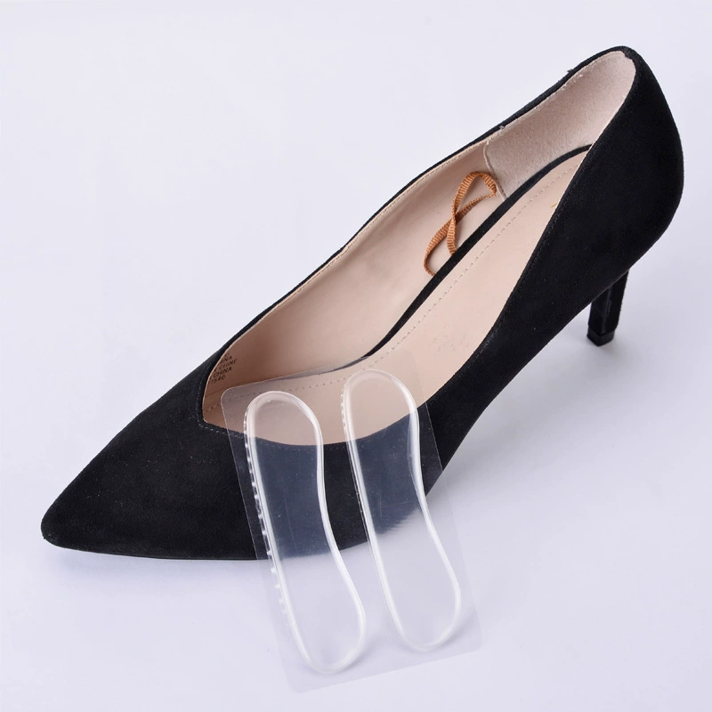 Мужская и женская кожаная обувь на высоком каблуке, утолщенная мягкая наклейка на каблук, наклейка на обувь, защита от истирания, стопа, каблук без каблука, защита от падения, накладка половинного размера