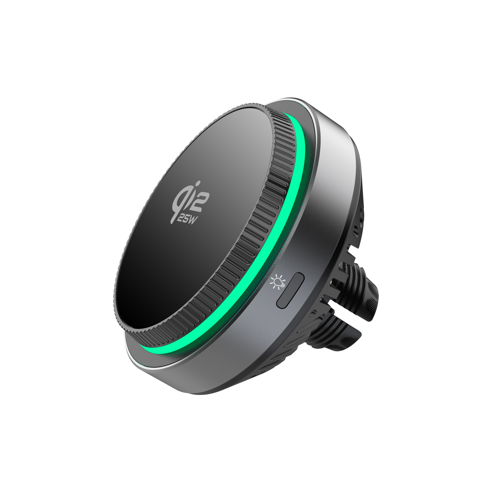 Magnetisk trådløs biloplader med køling og rgb lys_voghion.com