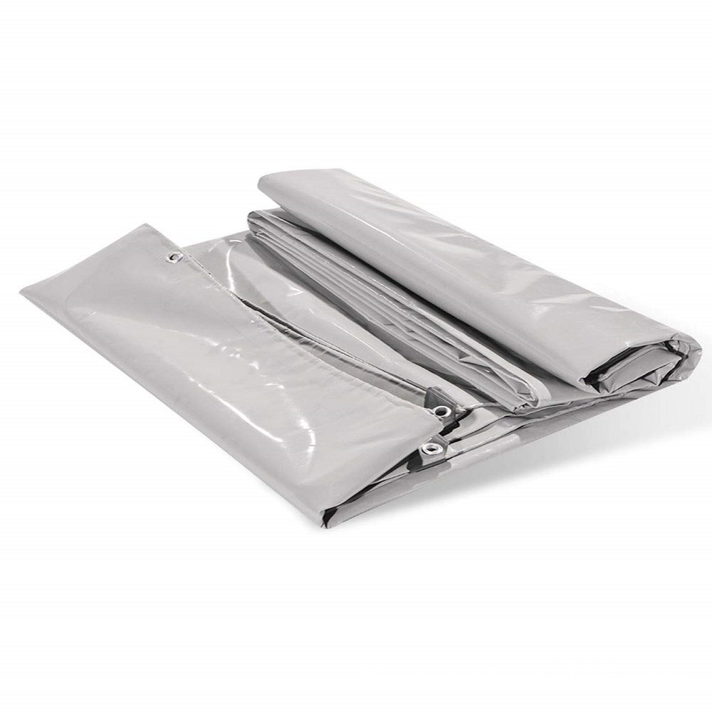 亚马逊阻燃PVC乙烯基防火雨布户外耐用货场防老化防撕裂盖布篷布