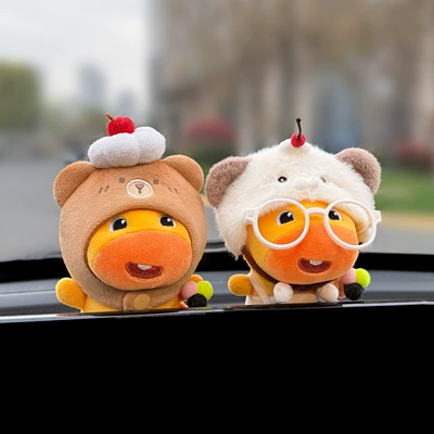 Authentic Capybara Lulu Car Car ornaments - authentic-little-puppy-lulu-burnt-bear-lulu