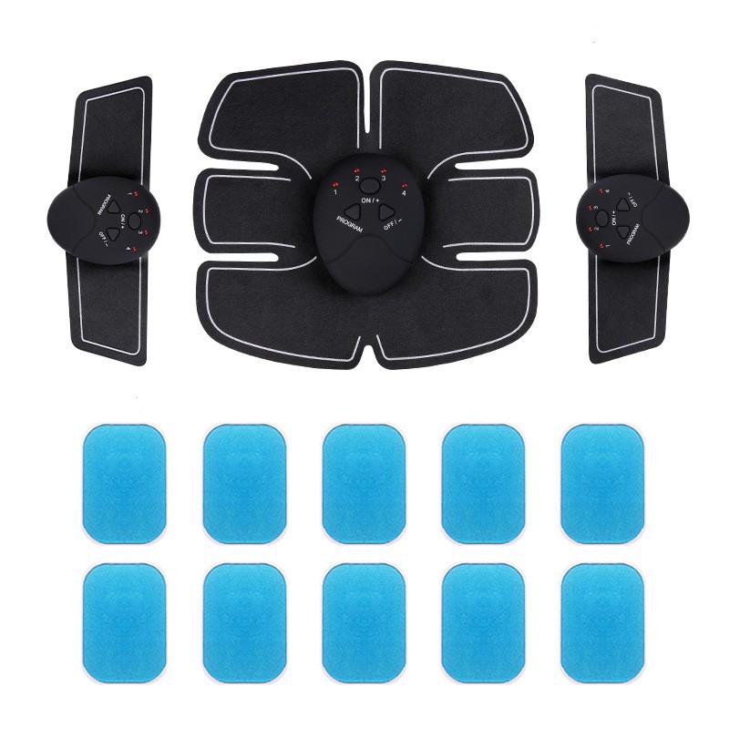 Entrenador abdominal EMS inteligente transfronterizo 6 entrenador de músculos abdominales deportes en casa máquina de sacudida de grasa equipo de fitness perezoso pegatinas de músculos abdominales