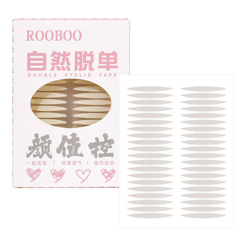 【一箱400枚】rooboo自然に見えない二重まぶたは自然に肌を貼って、薄くて通気が長い|undefined