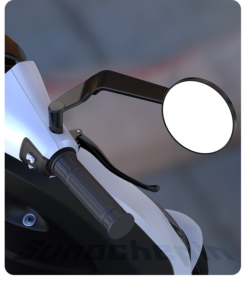 Suitable for Mavericks Fx No. 9 Mechanic 2Nd Generation Extreme Core Electric Vehicle Modified Fixed Wing Rearview Mirror Reversing Mirror Accessories