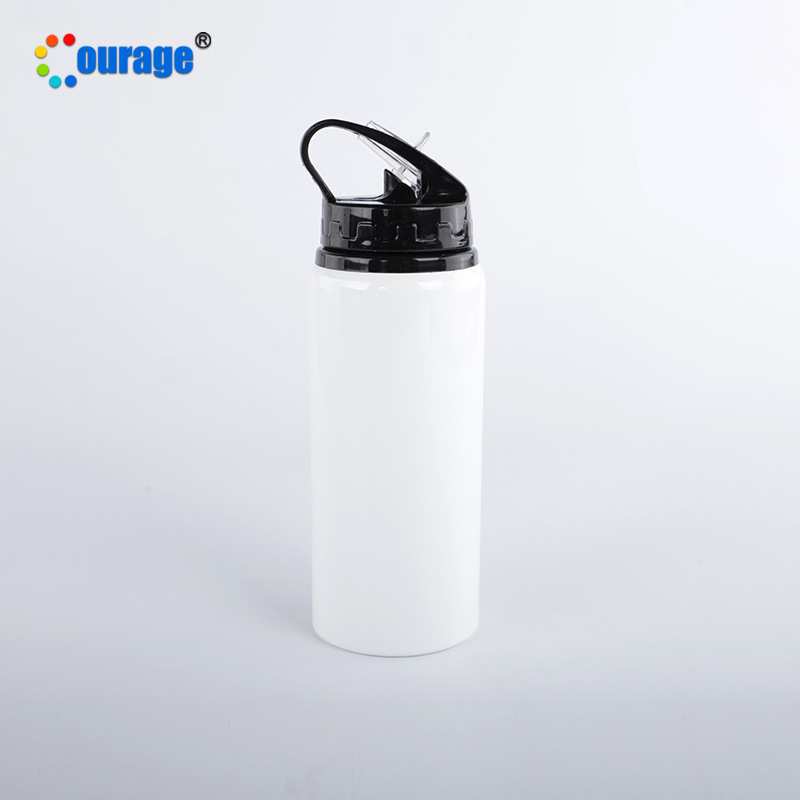 Transferencia de calor en blanco deportes hervidor escalada sublimación capa aluminio en blanco olla DIY imprimible logo fábrica al por mayor