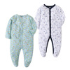 Manufactor wholesale baby one-piece garment pure cotton Bag feet pajamas Newborn baby Romper Long sleeve Climb clothes Autumn and winter clothes