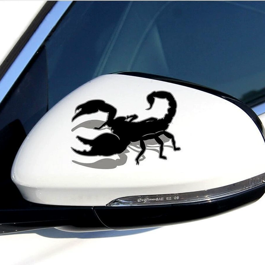 Stickers, sticker, three dimensional eye shadow, set, scorpion, spider, in 3d format, 1 pair