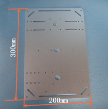 机器人小车底盘面板/底板金属铝合金DIY履带车顶板配件