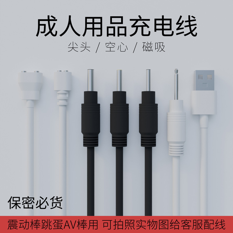 Masturbation Device Charging Cable Vibrator Charger G-Spot Massage Av Stick Female Appliance Adult Sex Toy