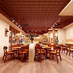 实木餐椅现代简约软包商用靠背椅餐厅饭店吃饭木头凳子餐桌椅子