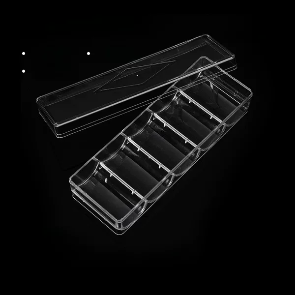 Plastic chip box Texas poker transparent card plate chip rack points coin storage box code box