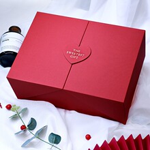 情人节红色爱心生日礼物盒空盒子包装盒伴手礼结婚订婚回礼礼品盒