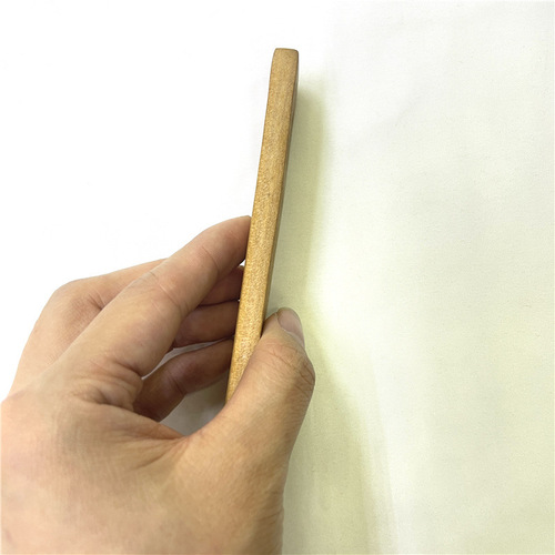 Modern simple log spatula, kitchen cooking practical non-slip non-stick pot long handle spatula wooden cooking spatula wholesale