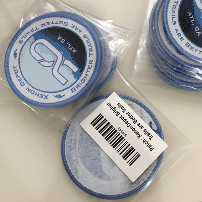 卡通动物布贴 刺绣徽章臂章魔术贴 锁边绣花章定制  补丁补洞商标