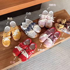 【蘇ライン】6cm内高版 ~ 復古小首鴨靴帯カジュアル靴徳訓靴女阿甘靴