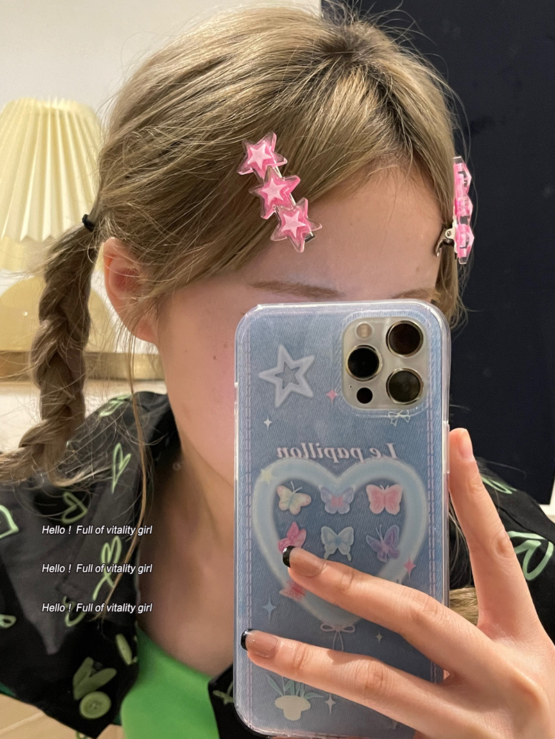 Sweet Star Arylic Hair Clip display picture 1