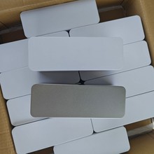 20×7长方形白色曲奇饼干铁盒烘焙包装批发高档礼品收纳铁盒子