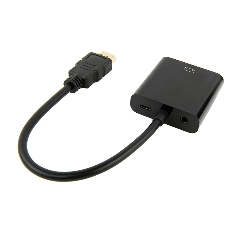 Comercio al por mayor HD HDMI al convertidor del VGA con la fuente de alimentación audio HDMI2VGA
