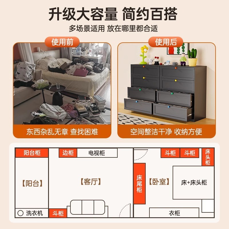 スチール製の引き出しキャビネット、大容量、複数の引き出し収納キャビネット、リビングルーム、寝室、床置きの金属製引き出しキャビネット、玄関キャビネット、五段チェスト