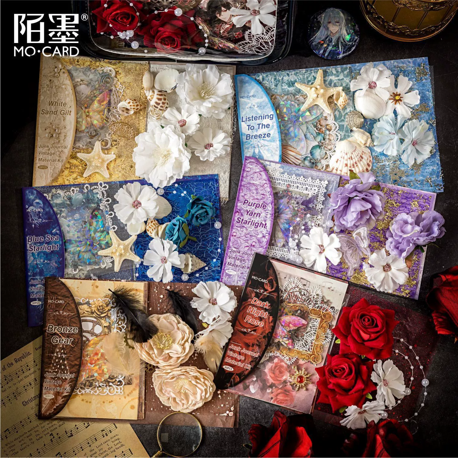 Ретро-пакет материалов для творчества Pain Bag, серия для магазина, набор материалов для миниатюрных проектов, DIY, ландшафтного дизайна, фоновая бумага