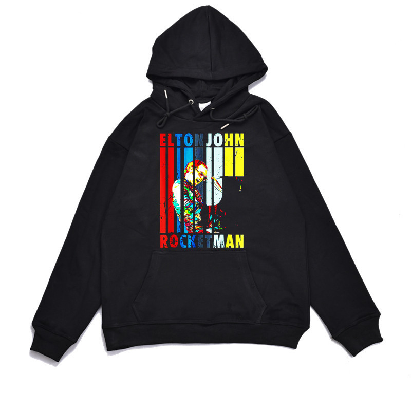 Western singer Elton John character hoodie for men and women Western singer Elton John character hoodie for men and women