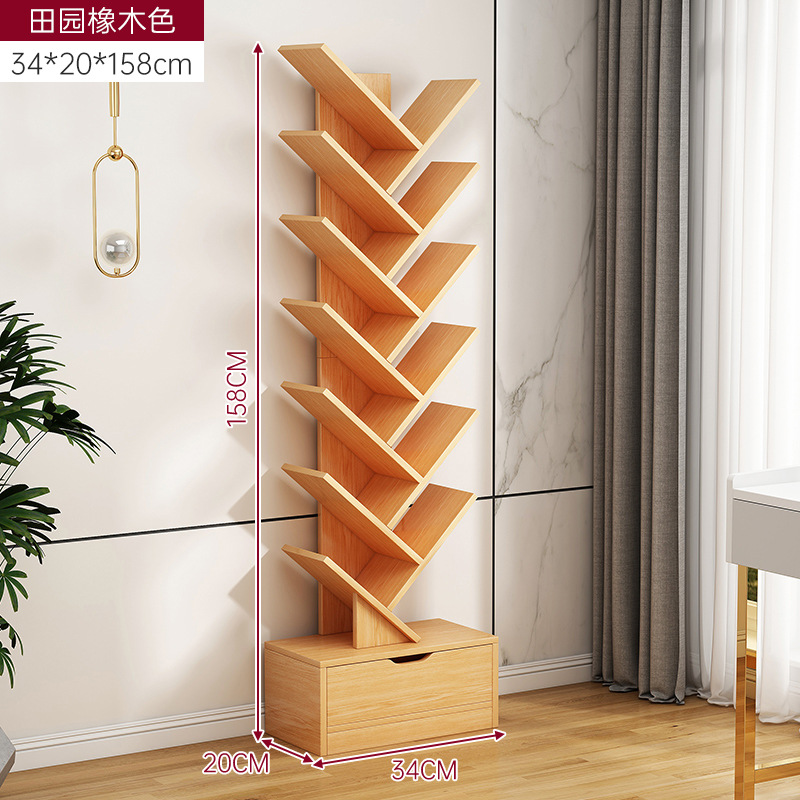 Estante pequeño en forma de árbol simple estante de almacenamiento estante