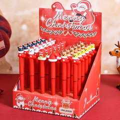 クリスマスシリーズの中性ペンは芯を変えることができます。