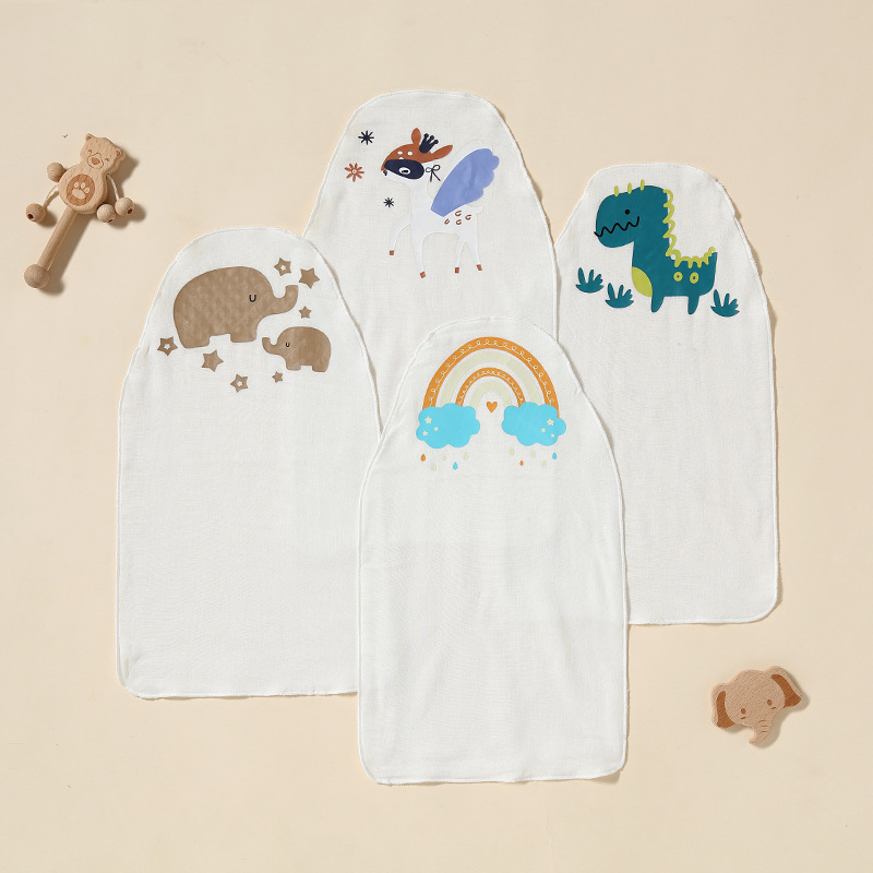 Children's cotton gauze big summer sweat towel for kindergarten for…