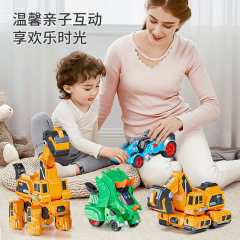 子供のおもちゃ 恐竜衝突変形バイク エンジニアリングカー 慣性車 男の子のおもちゃ車 卸売代送 知育玩具